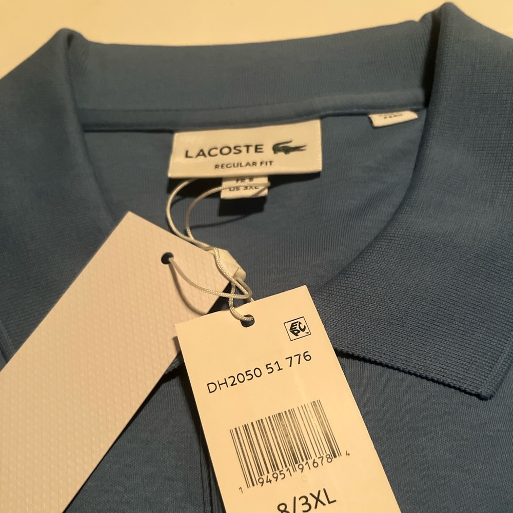 Lacoste Men's Sky Blue Polo Shirt - Picture 2 of 5